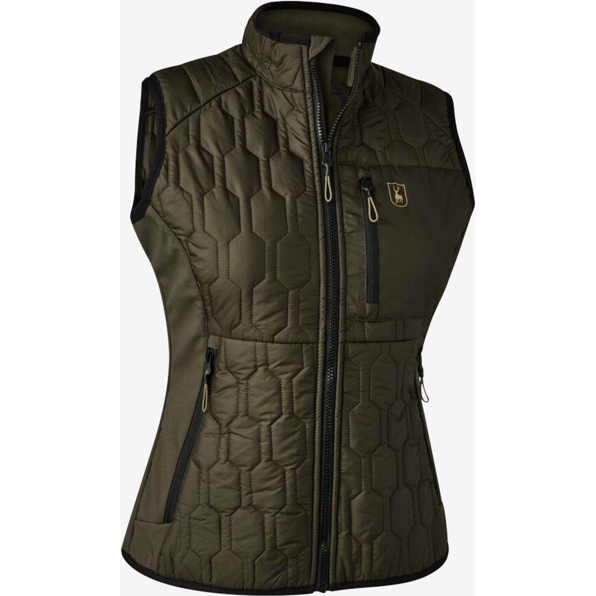 Deerhunter - Lady Mossdale quiltet vest (Forest green) - 36