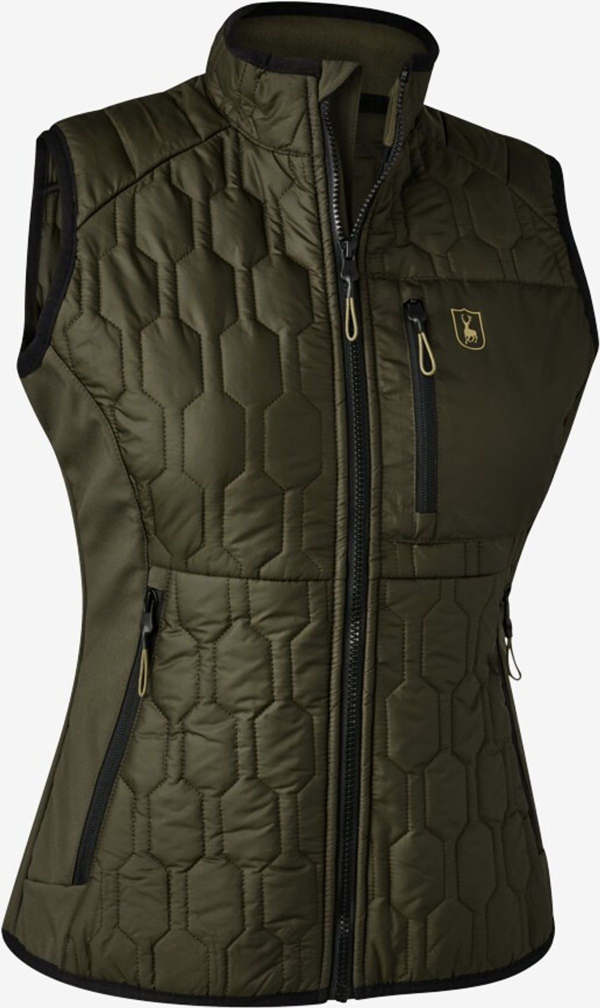 Deerhunter - Lady Mossdale quiltet vest (Forest green) - 38