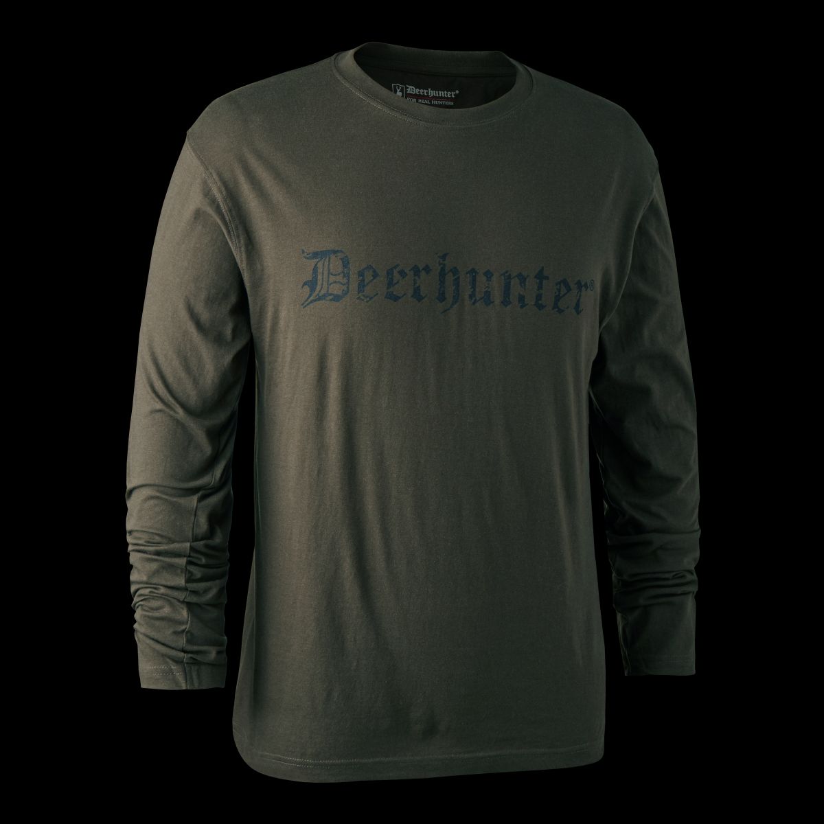 Deerhunter Logo T-Shirt med lange ærmer Bark Green L