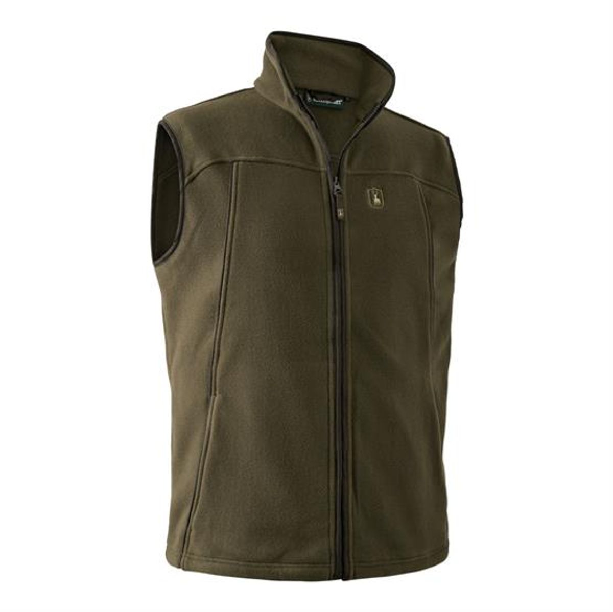 Deerhunter Mens Eagle Fleece Vest, Tarmac Green