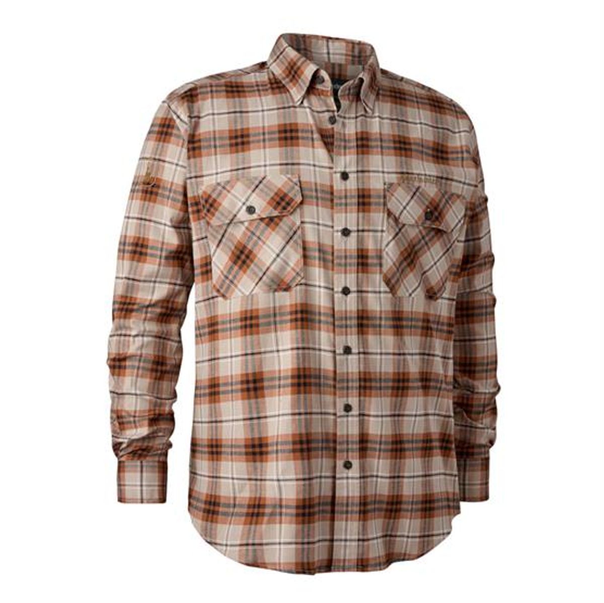 Deerhunter Mens Louis Shirt, Orange Check