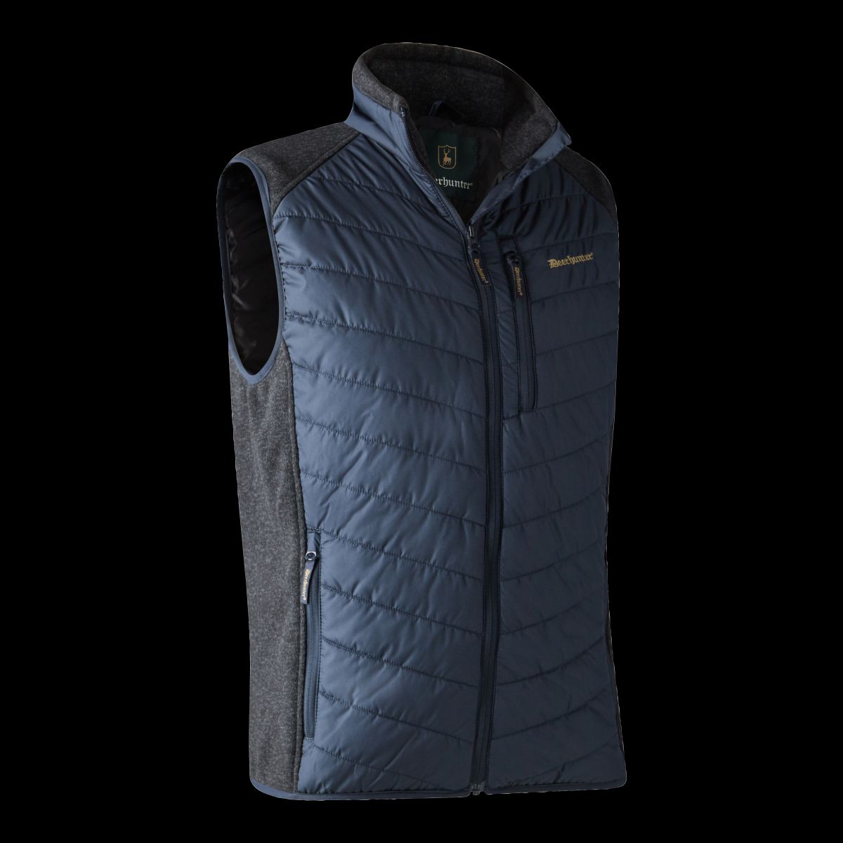 Deerhunter Moor Vatteret Vest med strik Dark Blue 3XL