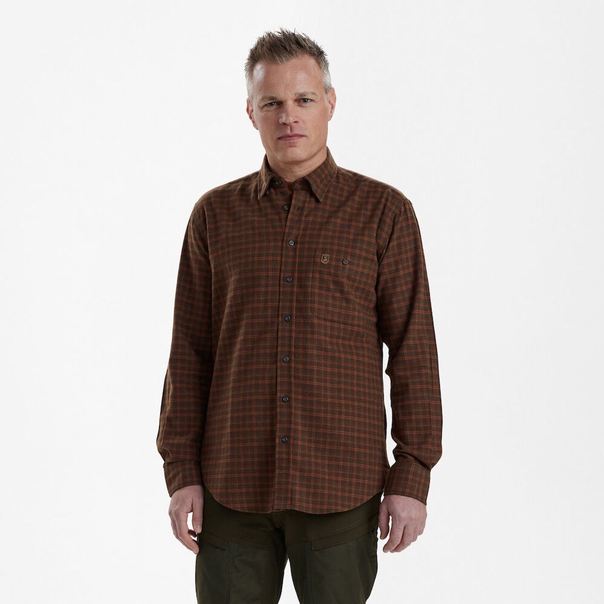 Deerhunter Victor skjorte Brown Check 41/42