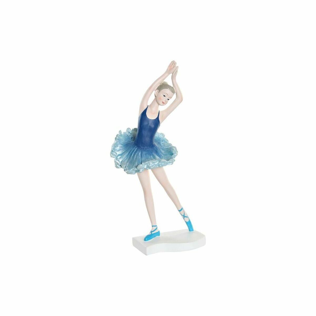 Dekorativ figur Blå Romantisk Ballet ballerina 11 x 6 x 23 cm