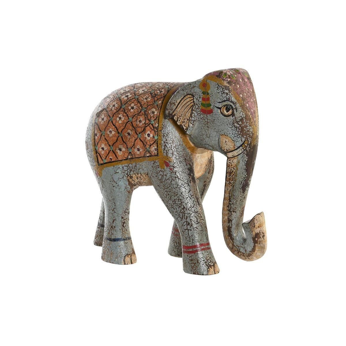 Dekorativ figur Elefant Mangotræ (29 x 12 x 26 cm)