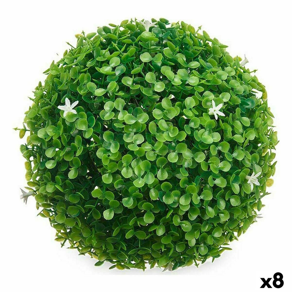 Dekorativ plante Ark Cvetlice Krogla Plastik 22 x 22 x 22 cm (8 enheder)