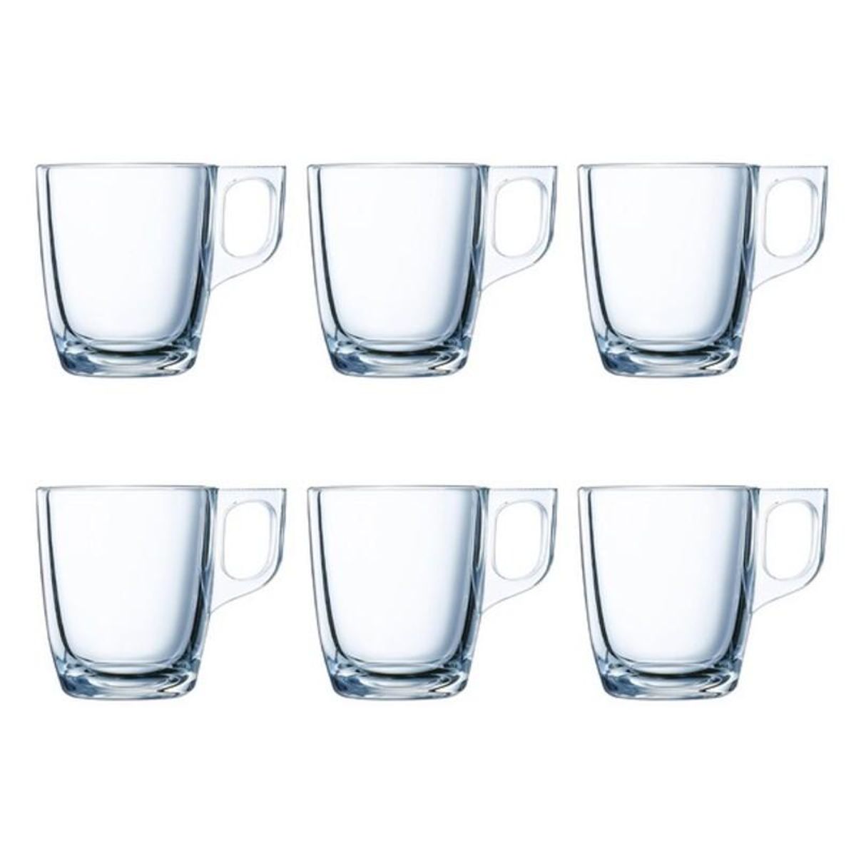 Dele kaffekopsæt Luminarc Nuevo (6 stk) Gennemsigtig Glas 90 ml 6 Dele