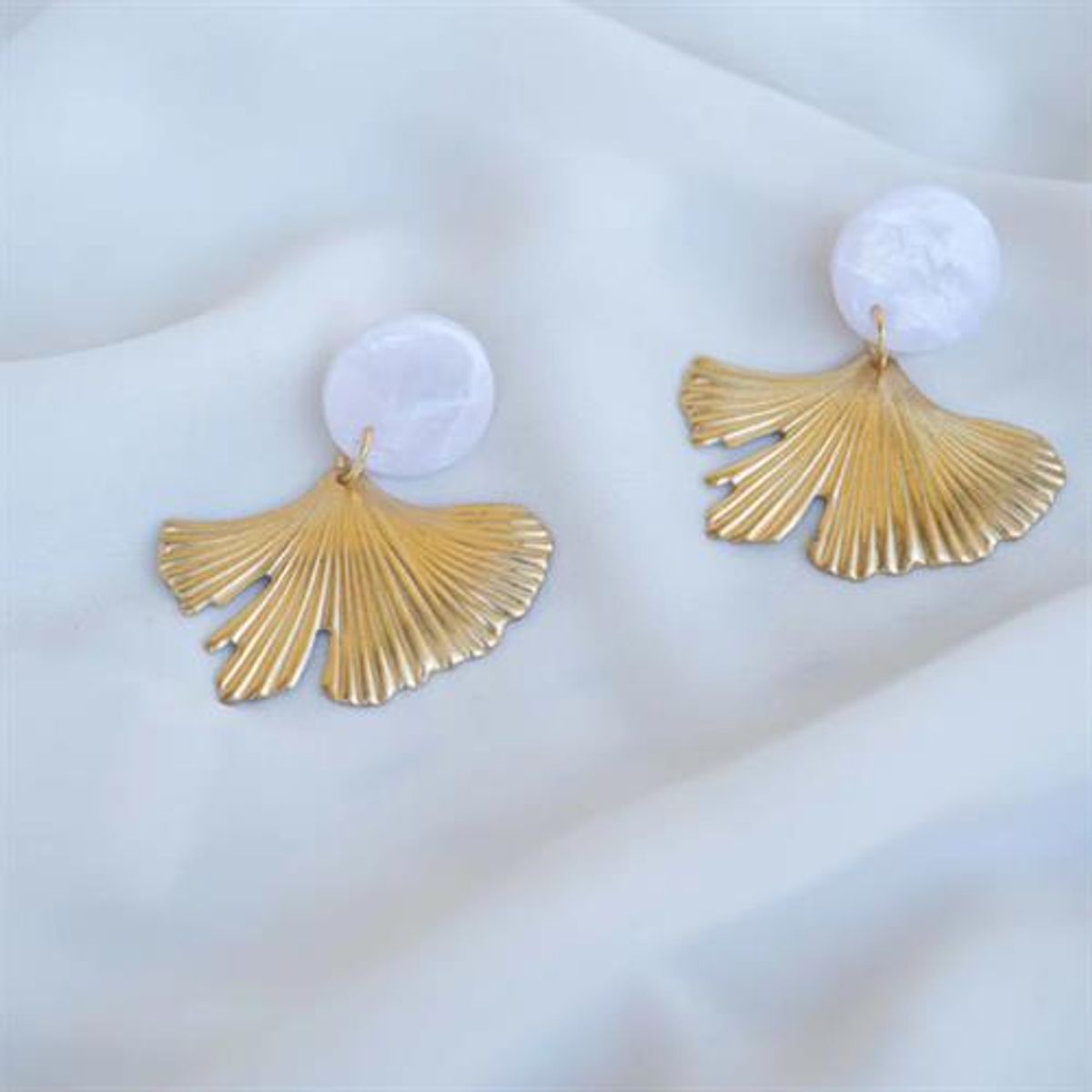 Delia marble Earrings