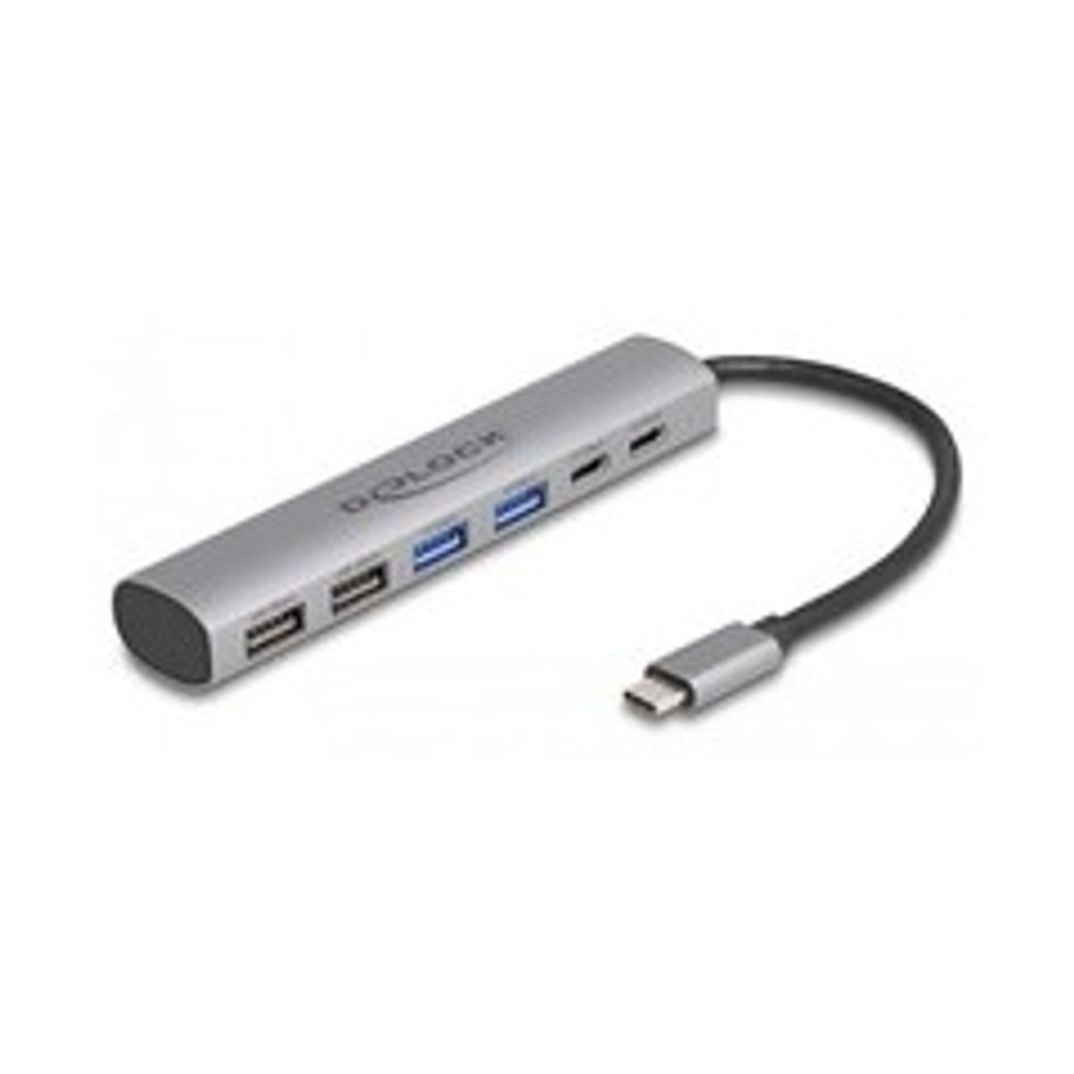 Delock 6 Port USB Hub with 4 x USB Type-A female a