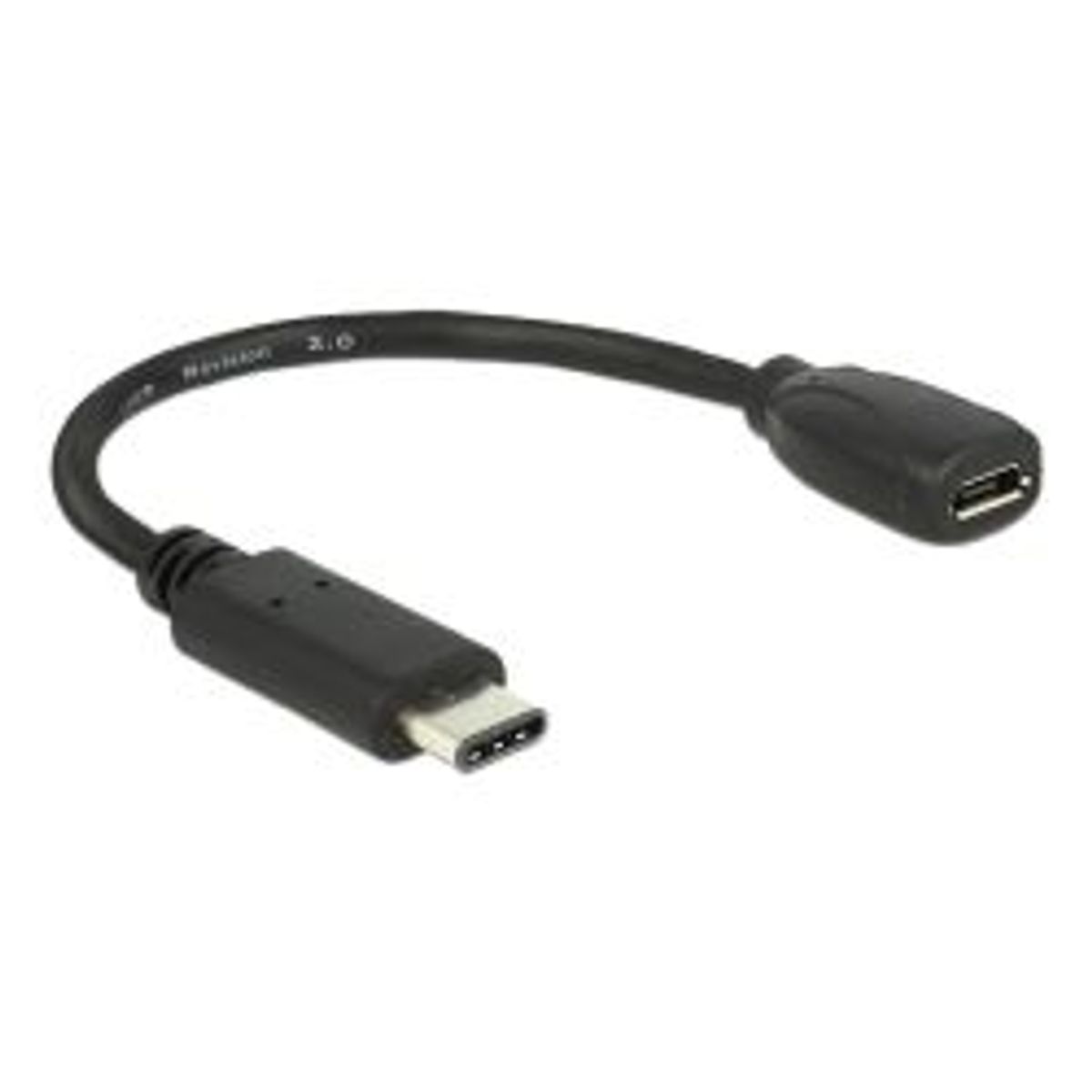 Delock Adapter Cable Usb Type-c? 2.0 Ma To 2.0 Type Micro-b Fe 15cm