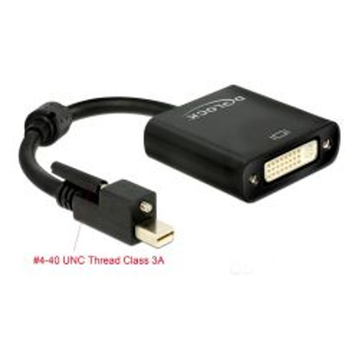 Delock Adapter Mini Displayport 1.2 Male Screw > Dvi Female 4k