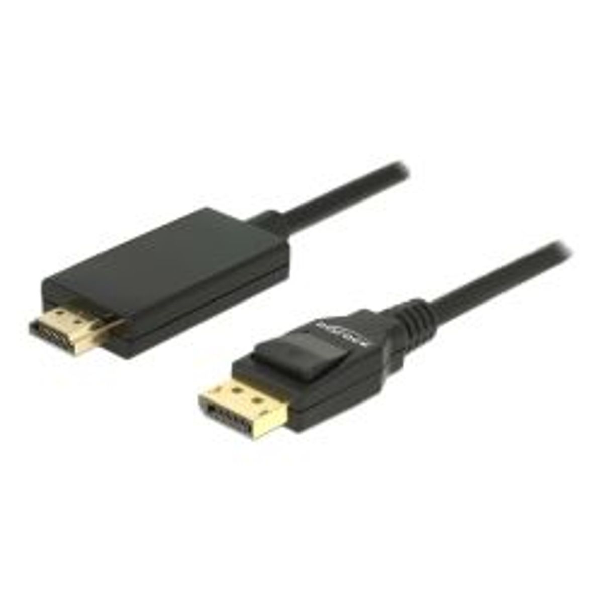 Delock Cable Displayport 1.2 Male>high Speed Hdmi-a Male 1m Black