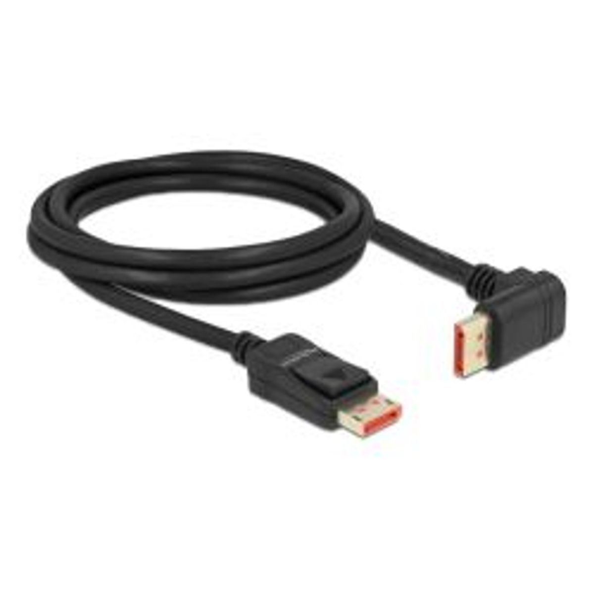 Delock Displayport Cable Male> Male 90 ° Upwards Angled 8k 60 Hz 2m