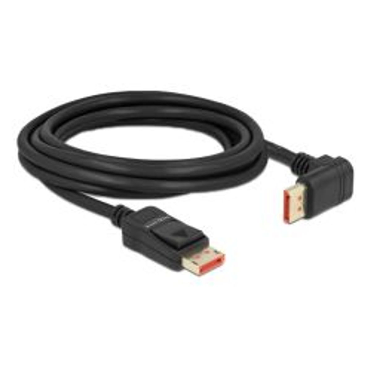 Delock Displayport Cable Male> Male 90 ° Upwards Angled 8k 60 Hz 3m