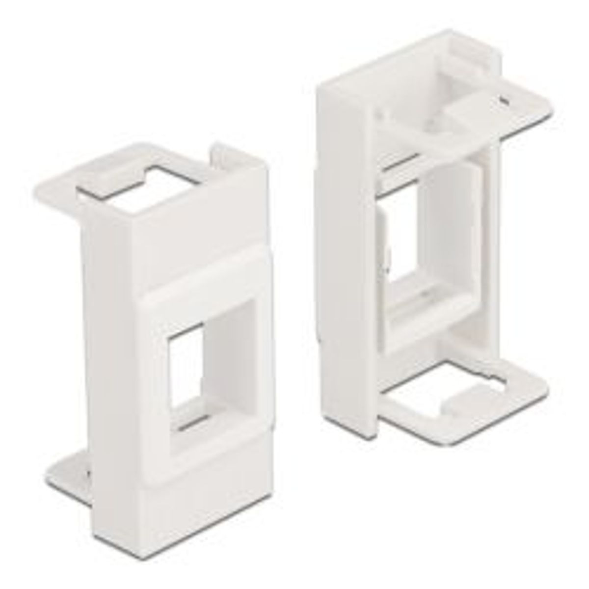 Delock Easy 45 Module Keystone Holder 22.5 X 45 Mm, White - Diverse