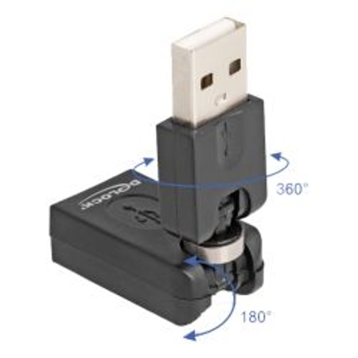 Delock Rotation Adapter Usb 2.0-a Male To Female