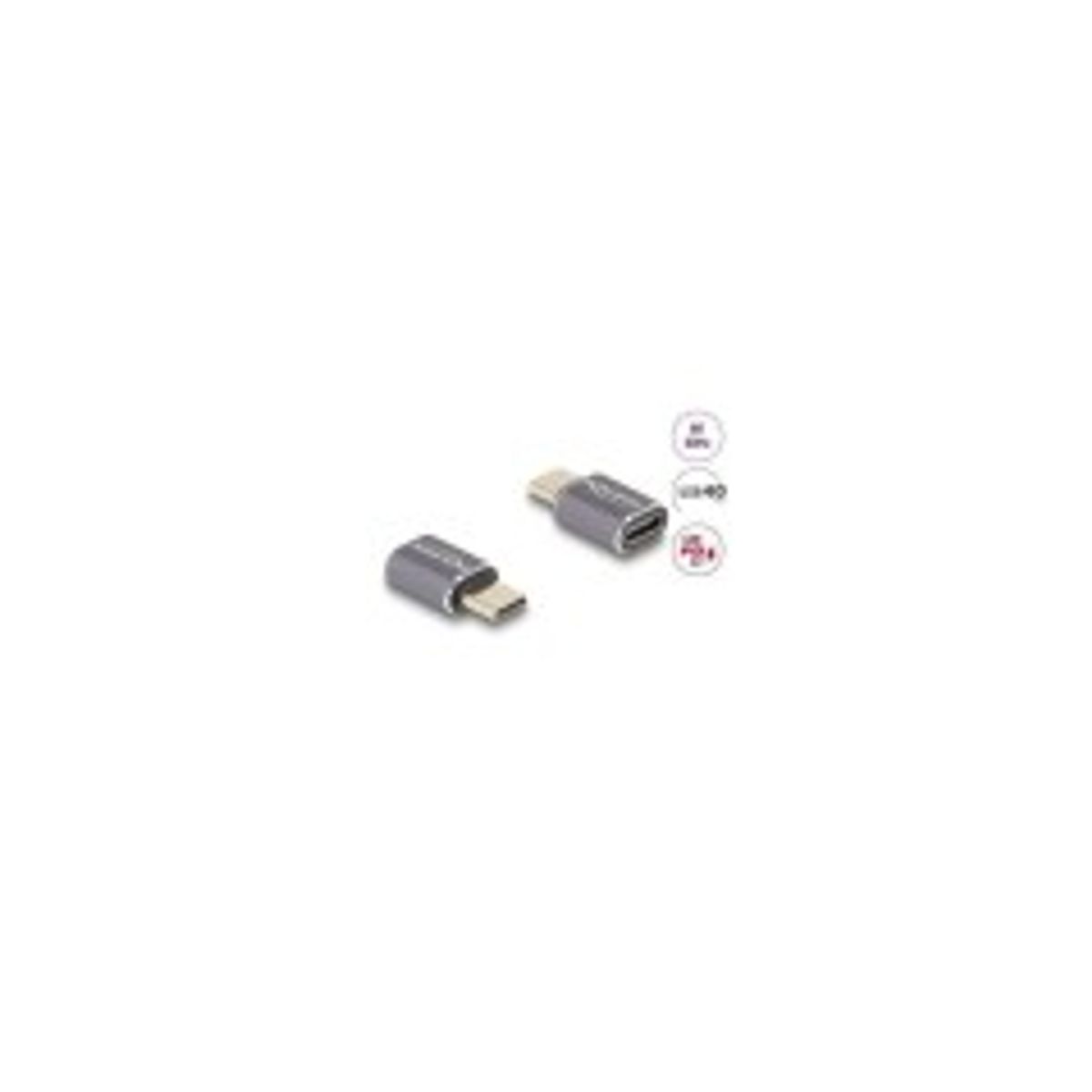 Delock - USB-C adapter - 24 pin USB-C til 24 pin USB-C