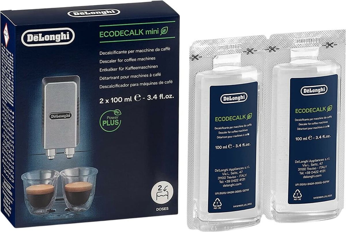 Delonghi - Delonghi Afkalkning Eco Decalk DLSC200 (2 x 100 ml)