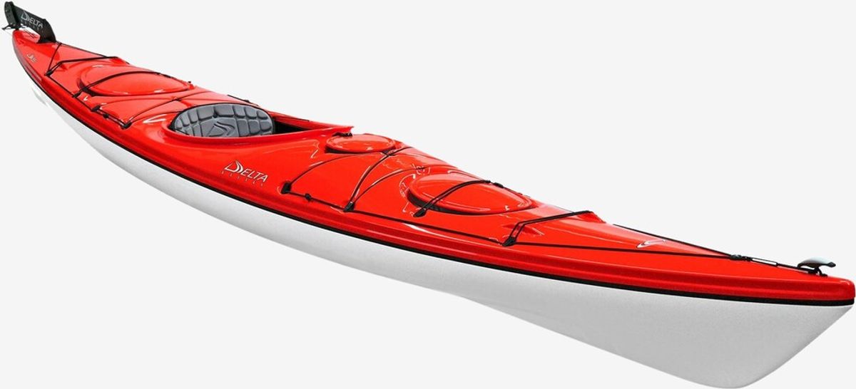 Delta Kayaks - Delta 15.5GT kajak m. ror (Rød)