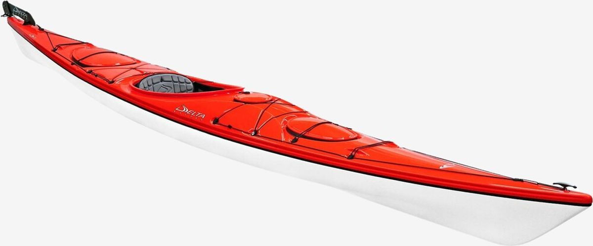 Delta Kayaks - Delta 17 kajak m. ror (Rød)