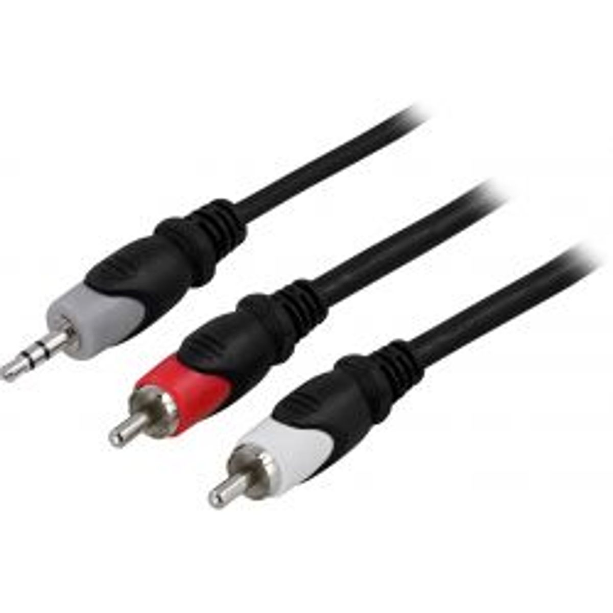 Deltaco Audio Cable 3.5mm Ma - 2xrca Ma 10m