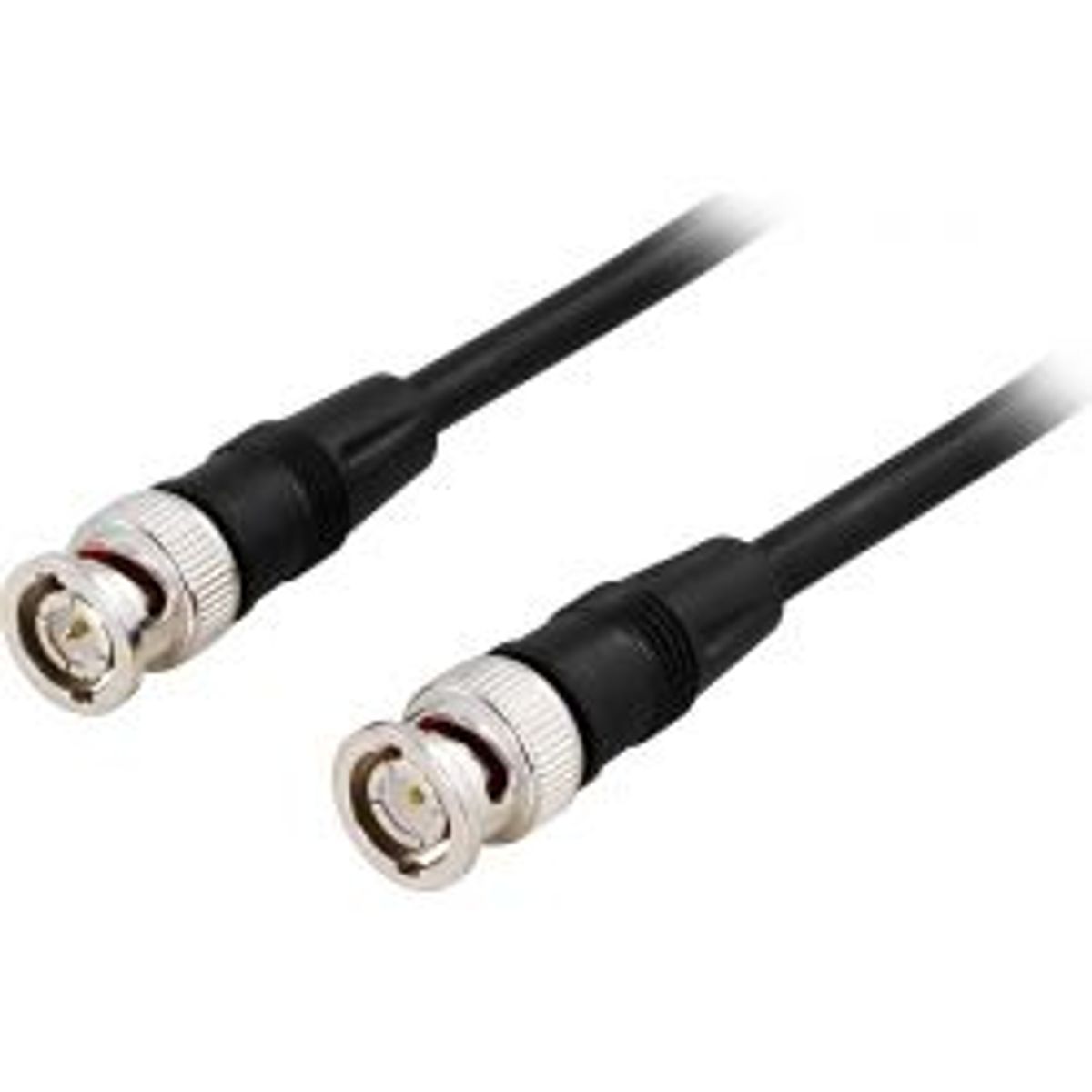 Deltaco Coaxial Patch Cable, Rg59, Bnc Ma-ma, 75 Ohm, 0.5m, Black