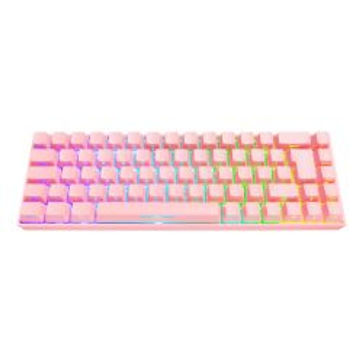 Deltaco_gaming Pk95r Wireless 65% Keyboard Rgb Kailh Red Nordic Layout Pink