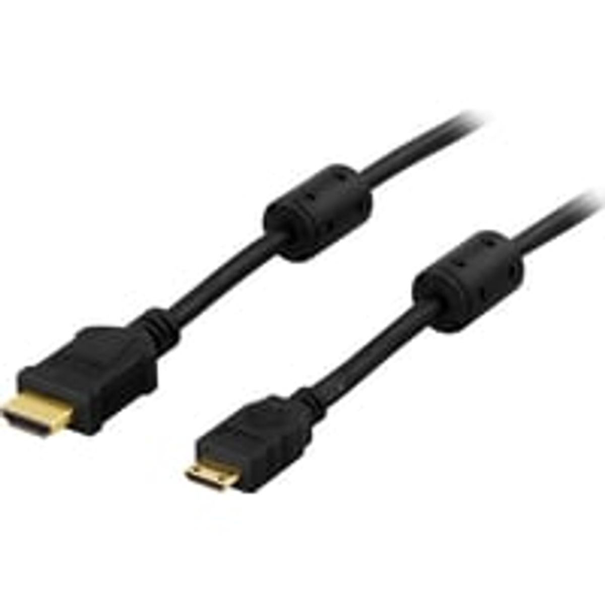 DELTACO HDMI kabel, HDMI High Speed med Ethernet, HDMI Type A han - H