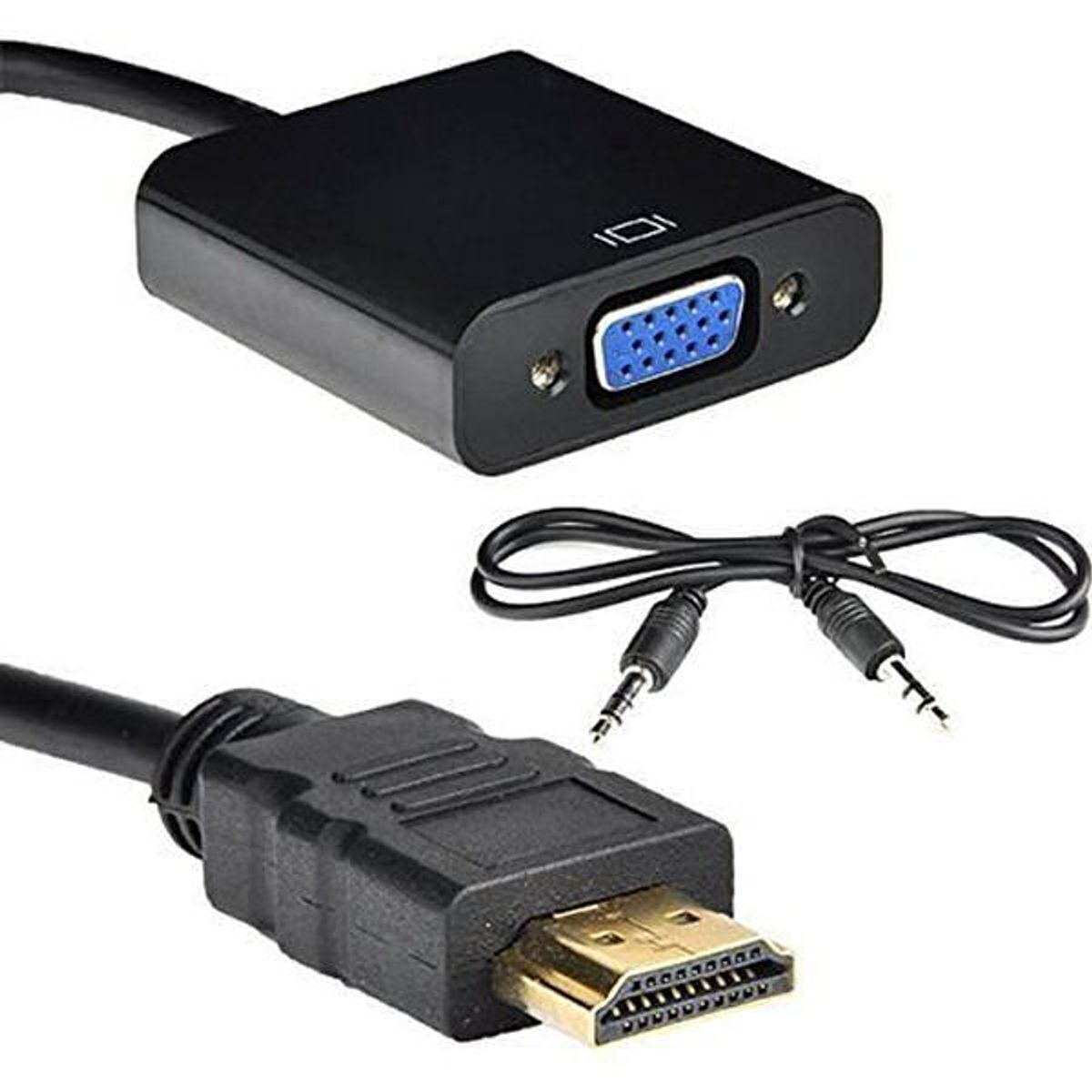 Deltaco HDMI to VGA adapter with sound