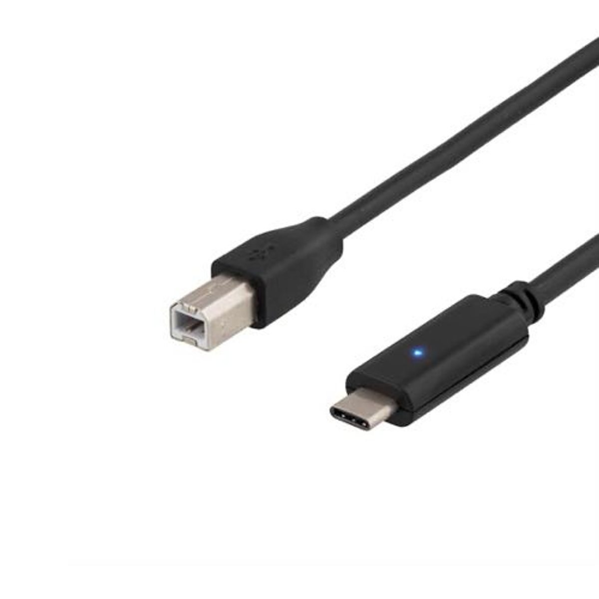 Deltaco - High Speed kabel (3.1 USB-C / 2.0 USB-B) (Han-Han) (Sort) - 2,0 m