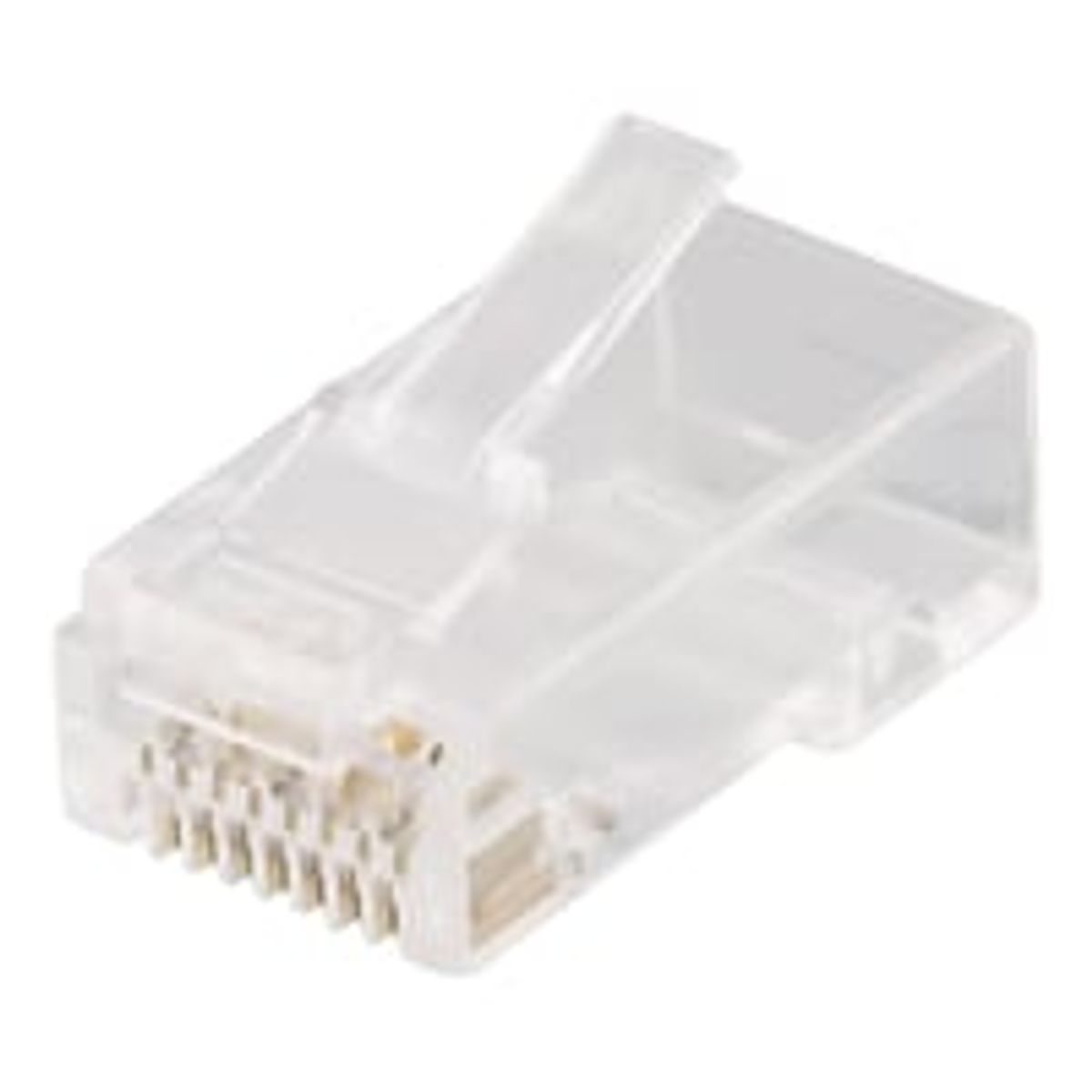 DELTACO RJ45 connector for patch cable, Cat6a, unshielded, 20pcs