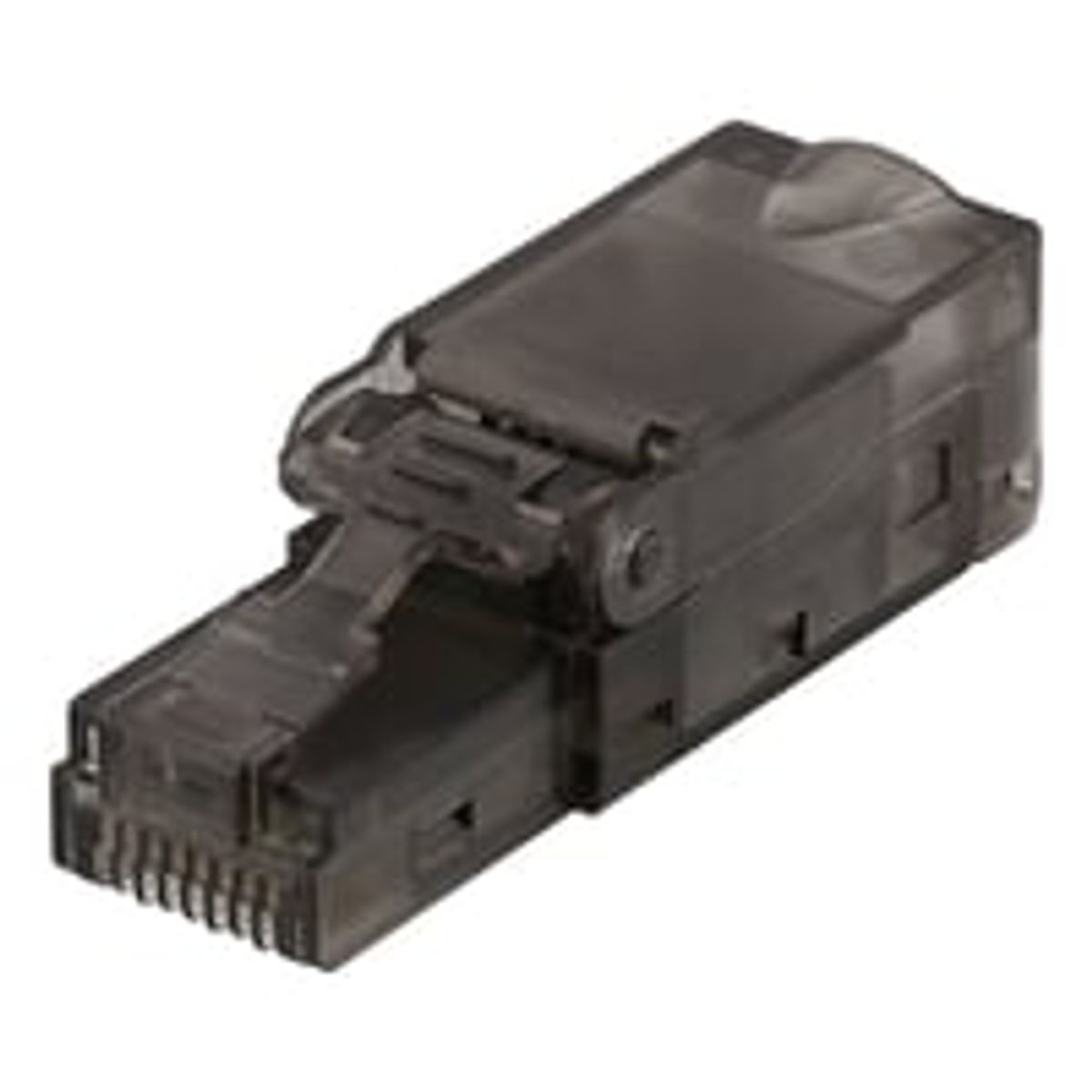 DELTACO RJ45 plug Cat6A, unshielded, tool-less, gr