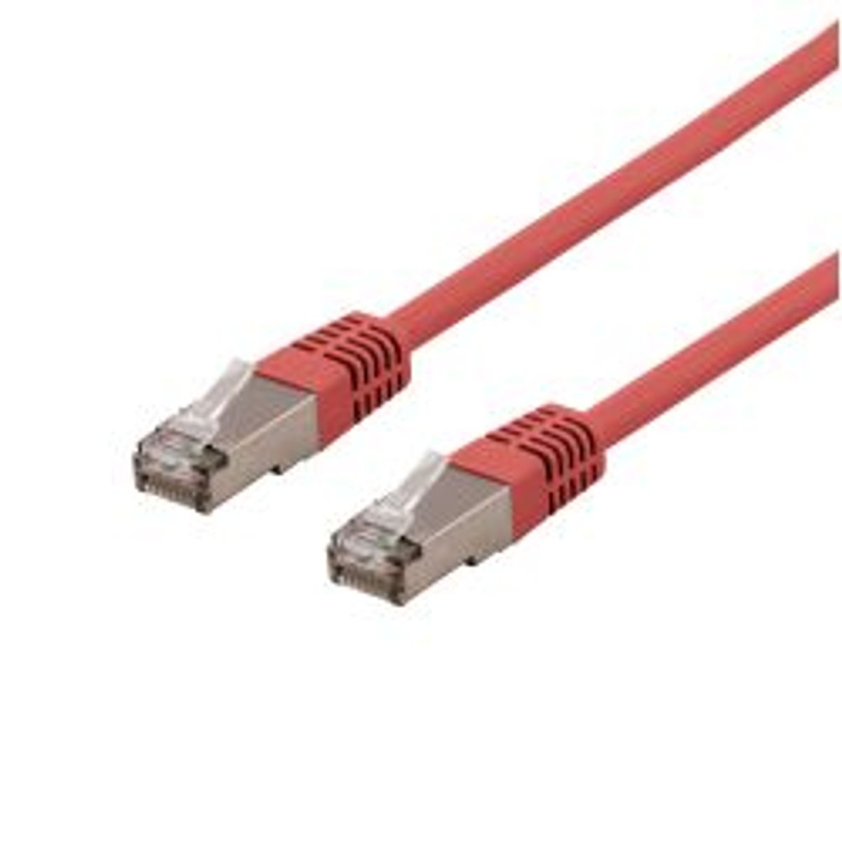 Deltaco S/ftp Cat6 Patch Cable 0.3m 250mhz Deltacertified Lszh Red