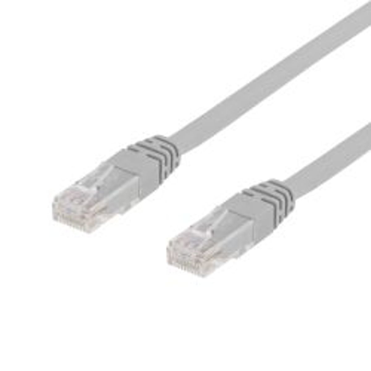 Deltaco U/utp Cat6 Patch Cable, Lszh, 3m, Grey - Ledning