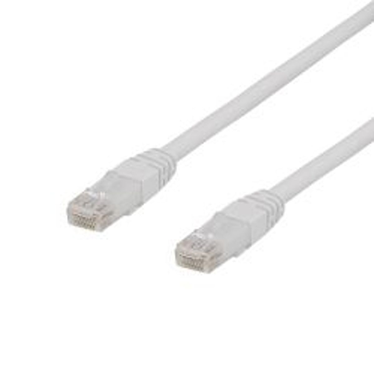 Deltaco U/utp Cat6a Patch Cable, Lszh, 1.5m, White - Ledning