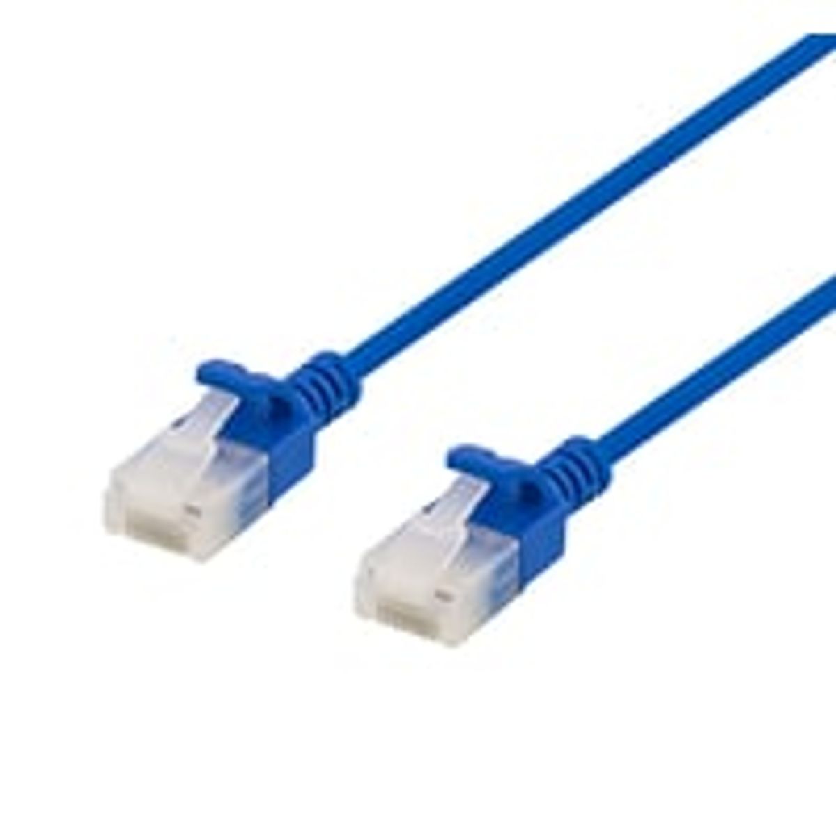 DELTACO U/UTP Cat6a tyndt patch cable, 1 meter, bl