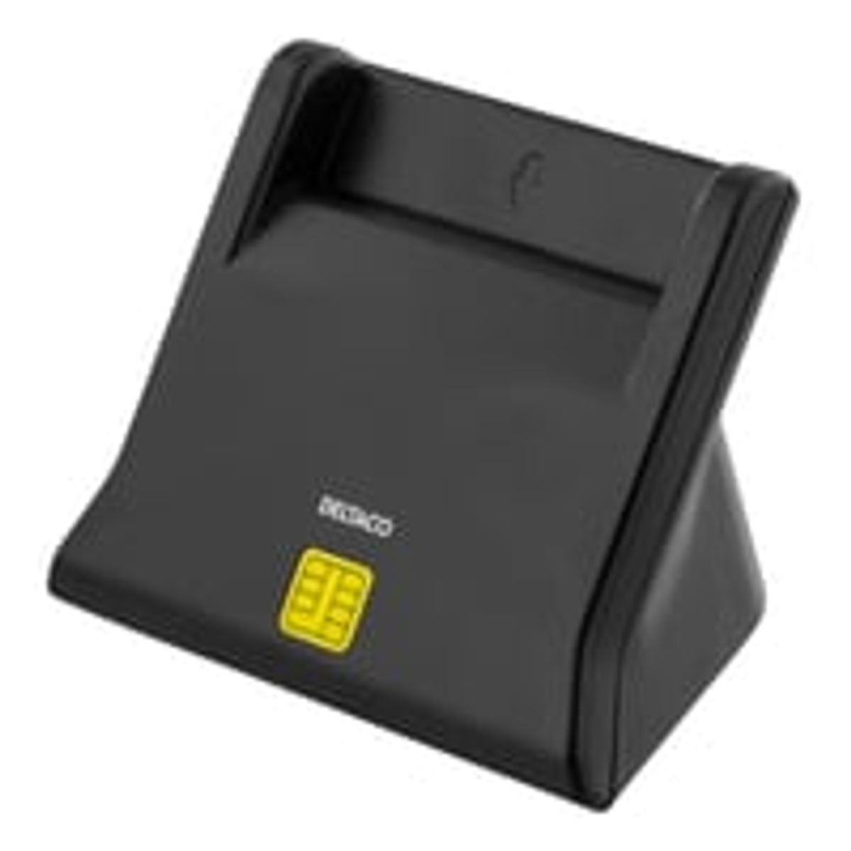 DELTACO UCR-156 Smart card reader, USB, sort