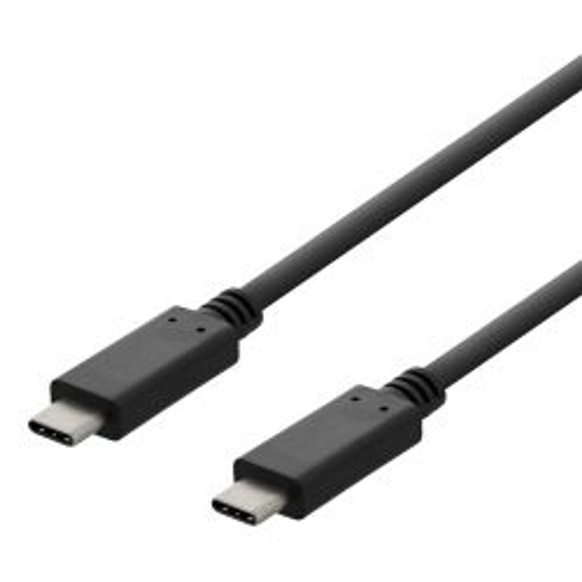 Deltaco Usb 2.0 Usb-c, Usb-c Charging Cable, 3a, 3m, Black