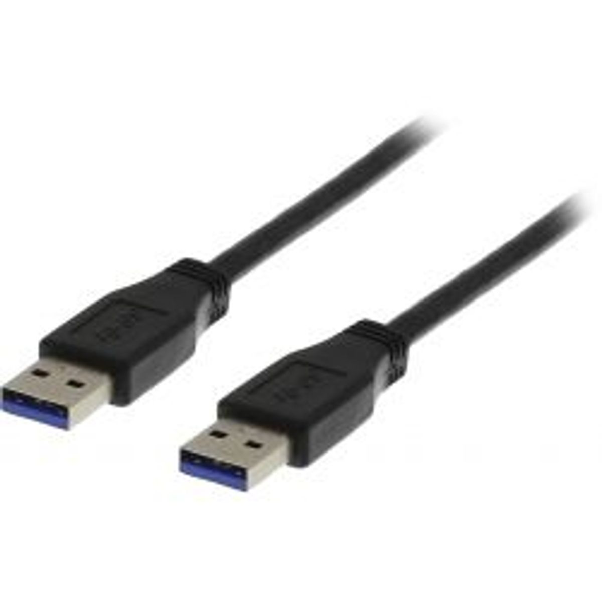 Deltaco Usb 3.0 cable, Type A Ma, Type A Ma, 1m, Black