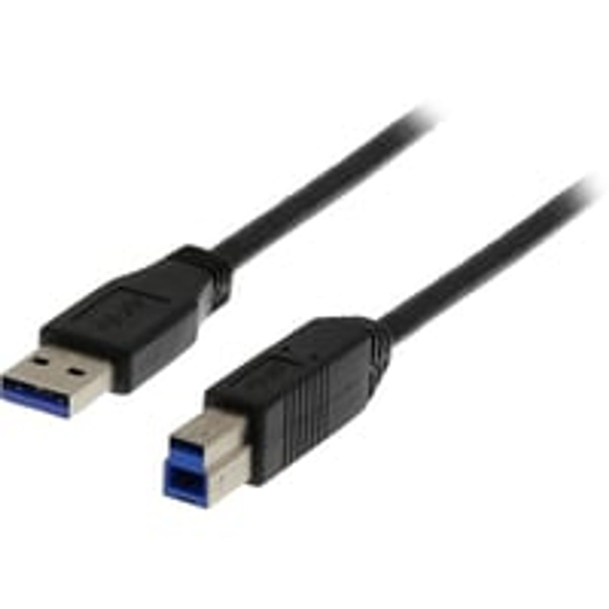 DELTACO,USB 3.0 kabel, USB-A han - USB-B han, 2m, sort