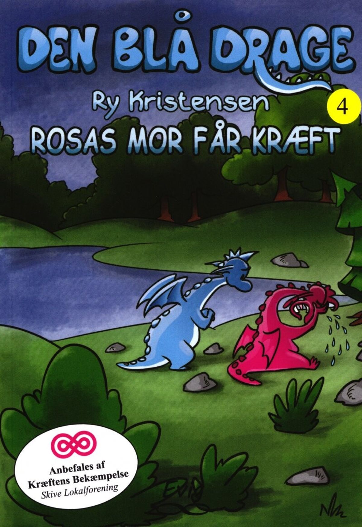 Den Blå Drage 4 - Rosas Mor Får Kræft - Ry Kristensen - Bog