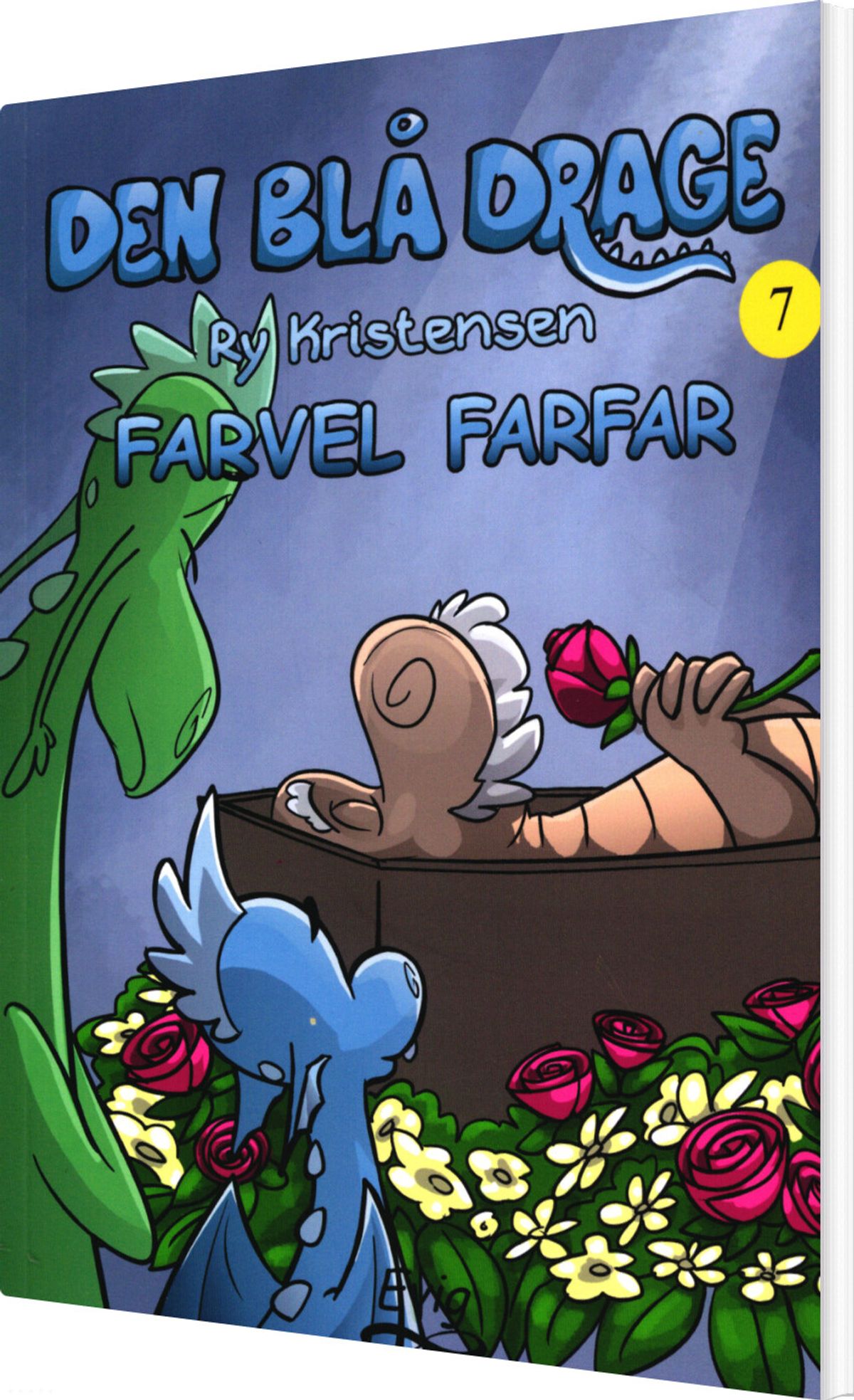 Den Blå Drage 7 - Farvel Farfar - Ry Kristensen - Bog