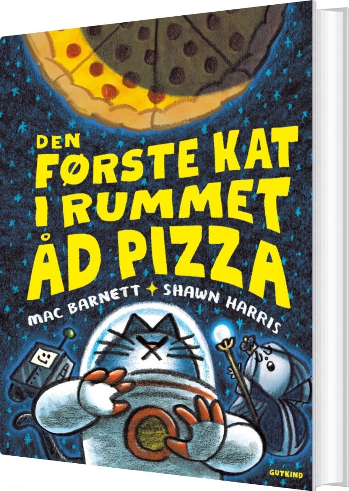 Den Første Kat I Rummet åd Pizza - Mac Barnett - Bog