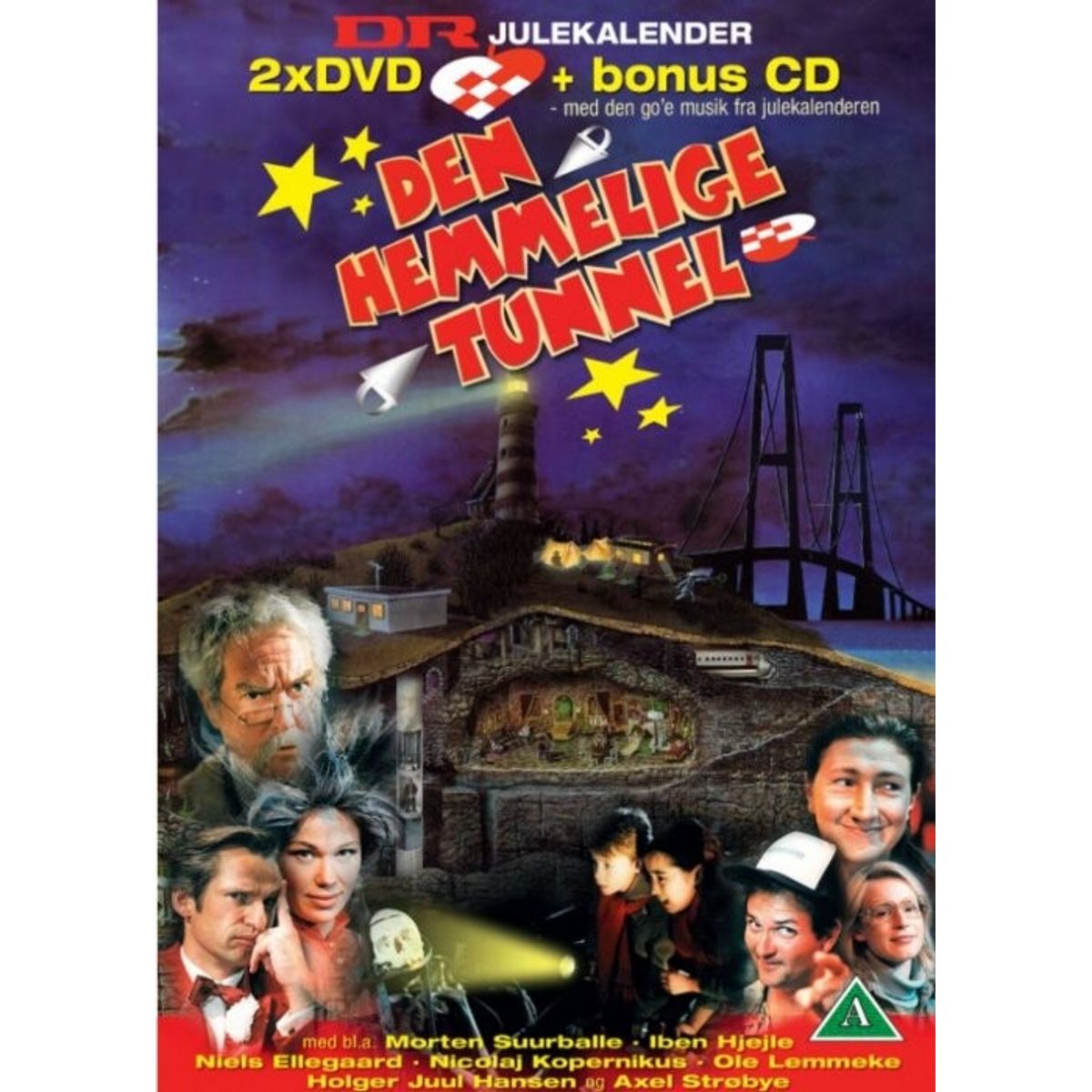 Den Hemmelige Tunnel - Dr Julekalender 1997 (dvd+cd) - DVD - Tv-serie