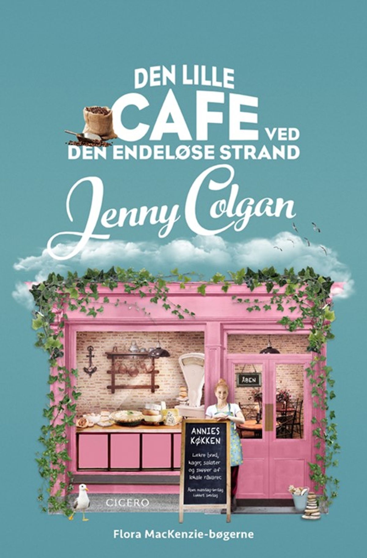 Den lille cafe ved den endeløse strand