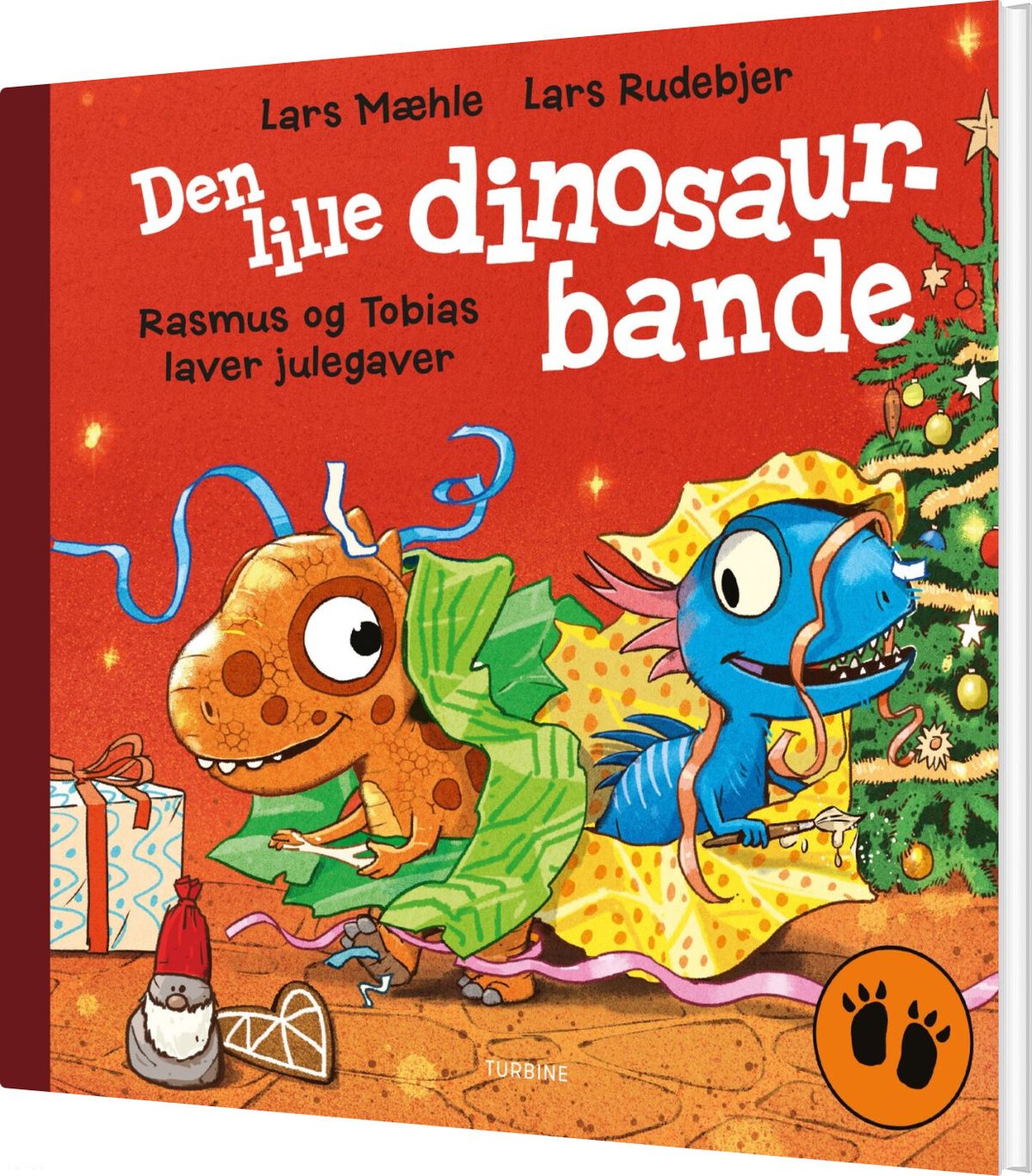 Den Lille Dinosaurbande - Rasmus Og Tobias Laver Julegaver - Lars Mæhle - Bog