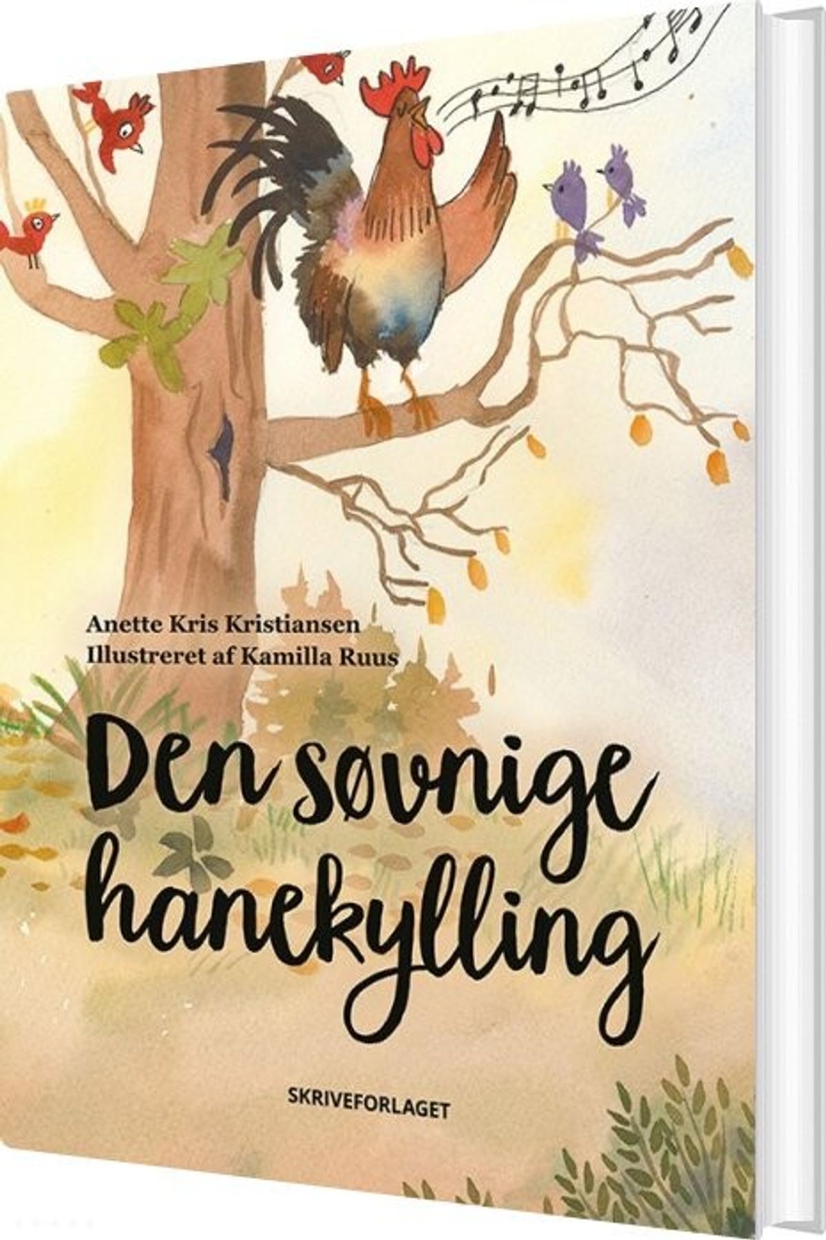 Den Søvnige Hanekylling - Anette Kris Kristiansen - Bog