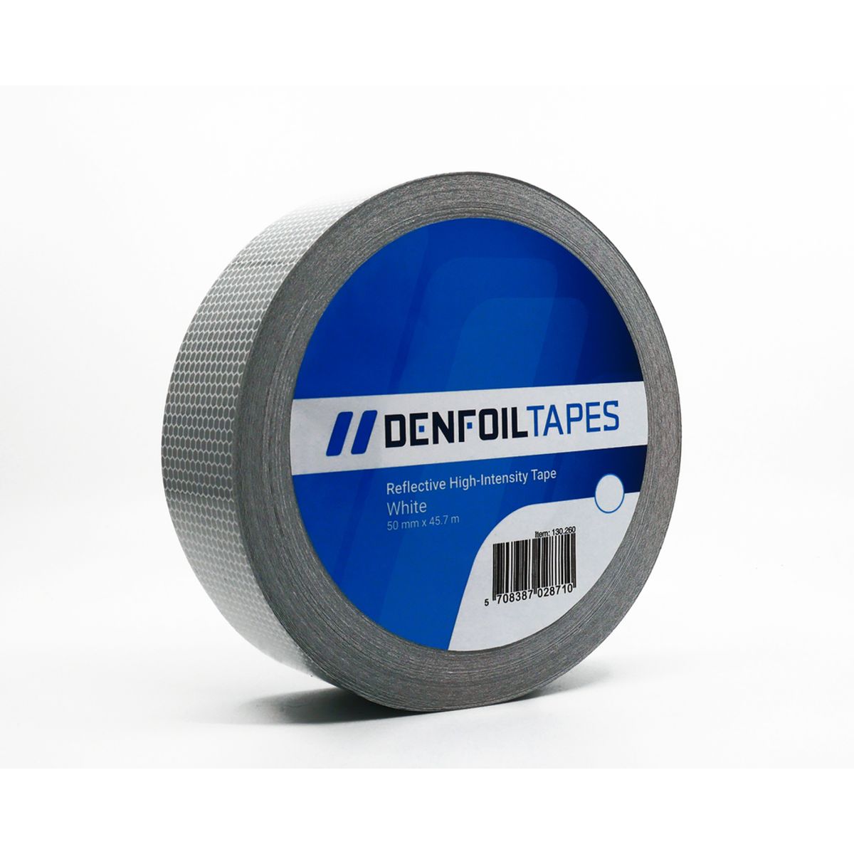 DENFOIL High Intensity Reflekstape - Hvid - 50 mm x 1 m