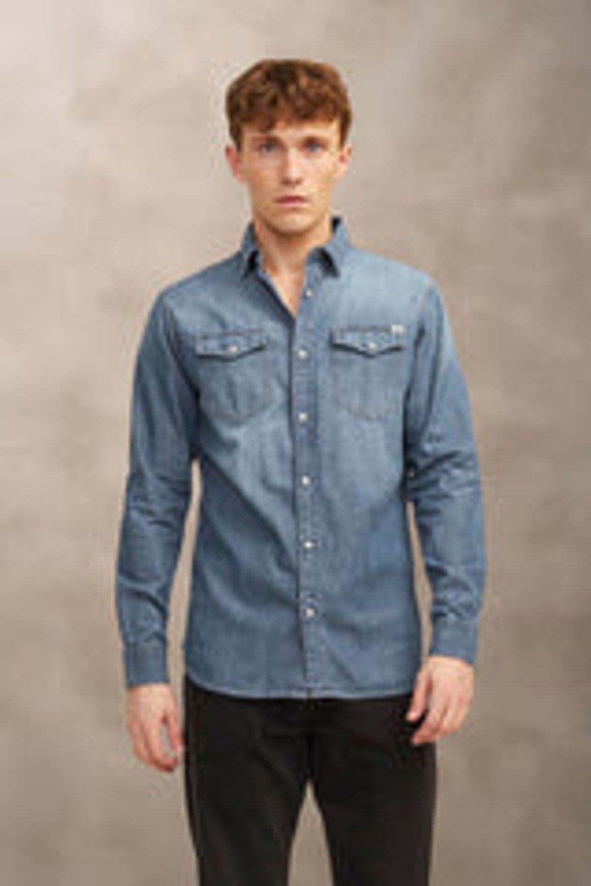 Denimskjorte Slim Fit