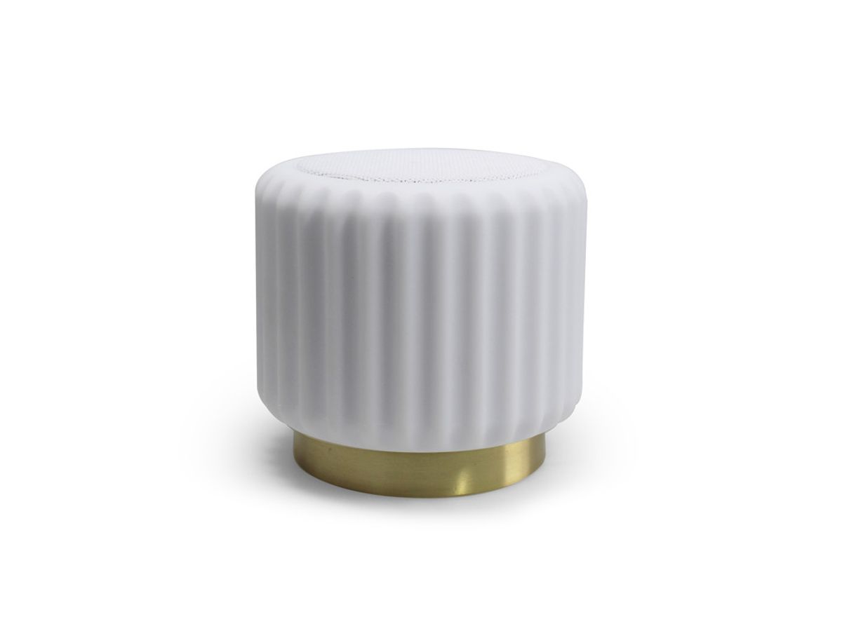 Dentelles Speaker/light USB Hvid/gold